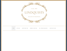 Tablet Screenshot of lindquists.nu
